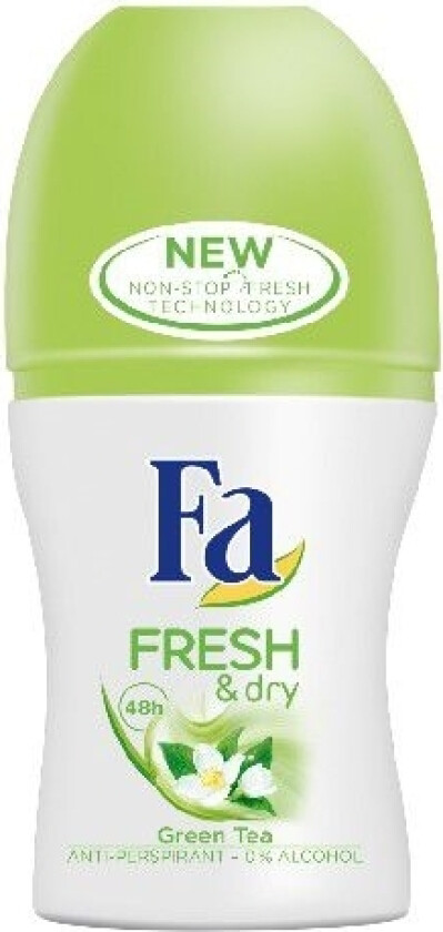 Fa Fresh & Dry Green Tea Roll-On Deodorant 50Ml