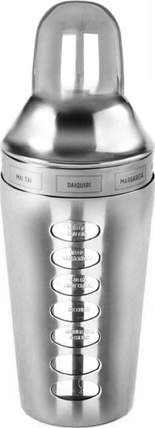 Kinghoff Cocktail Shaker 600Ml Med Dreibare Oppskrifter Kinghoff Kh-1393