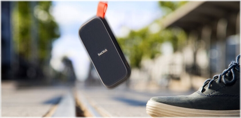 Sandisk Portable - Ssd - 480 Gb - Ekstern (Bærbar) - Usb 3.2
