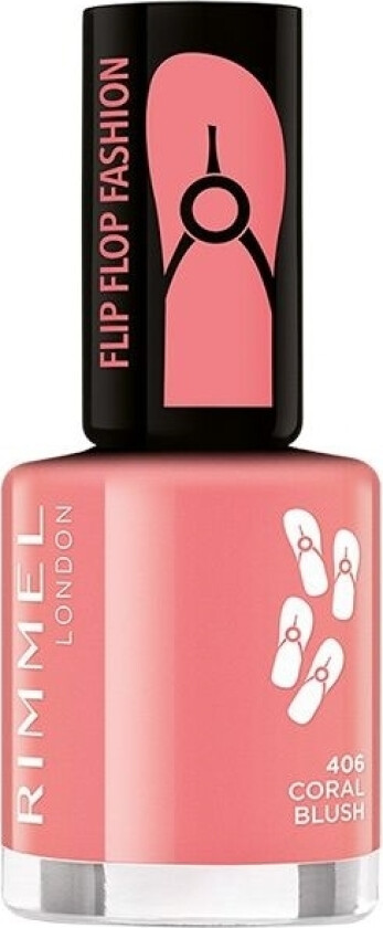 Neglelakk Flipflop Fashion 406 Coral Blush 8Ml