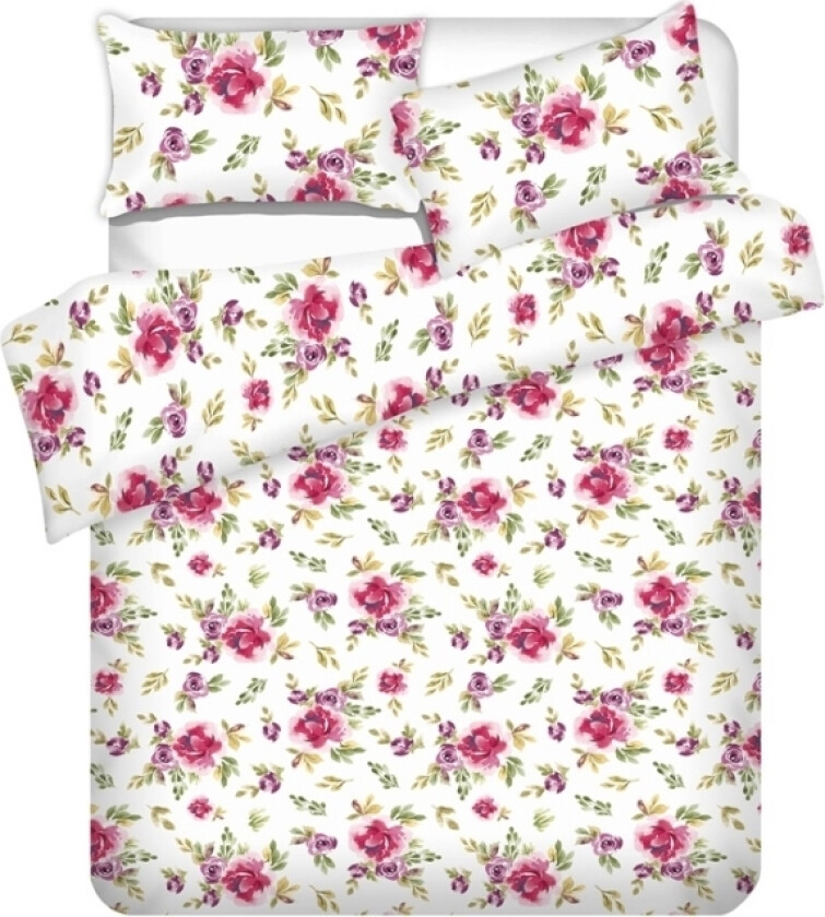 Sengesett Okko Trekk Kompl Polikot Drømmerose 140X200