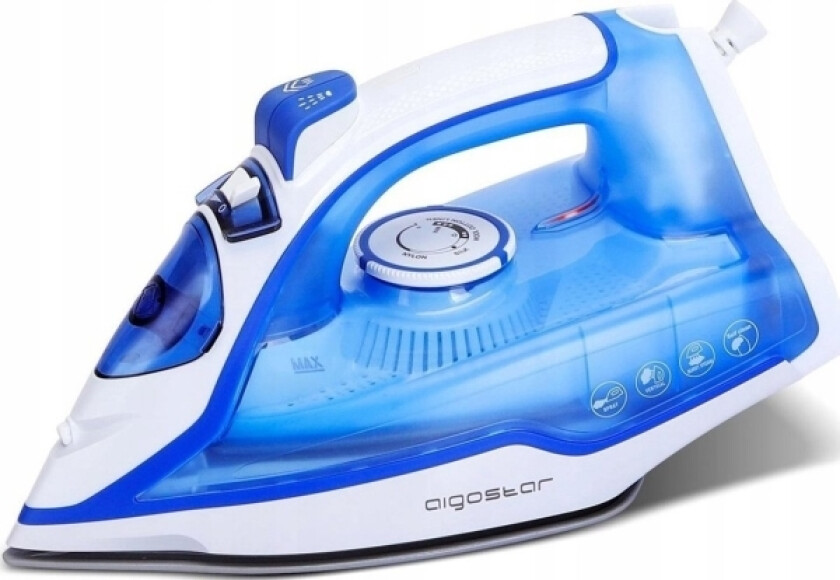 elazko Aigostar Electric Iron 2400W Ceramic Blue Vde/Smooth
