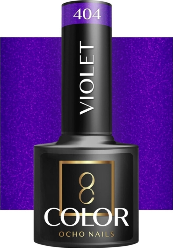 Activeshop Ocho Nails Hybrid Nail Polish Violet 404 -5 G