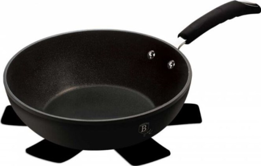 Frying Pan Berlinger Haus Titanium Wok 28Cm 3.2L Berlinger Haus Black Professional Line Bh-6126