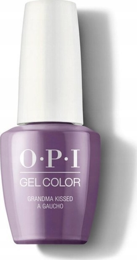 Opi Opi, Gel Color, Semi-Permanent Nail Polish, Grandma Kissed A Gaucho, 15 Ml For Women