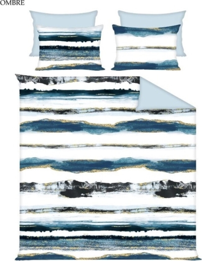 Sengesett Domoletti Kompl Cover Satin Ombre 160X200