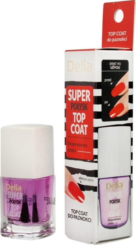 Cosmetics Top Coat For Nails Super Shine 11Ml