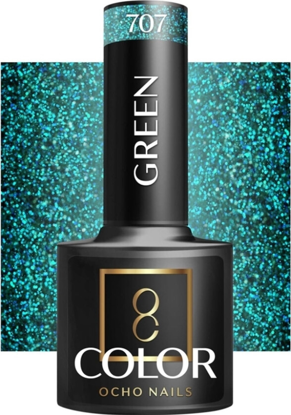 Activeshop Ocho Nails Hybrid Nail Polish Green 707 -5 G