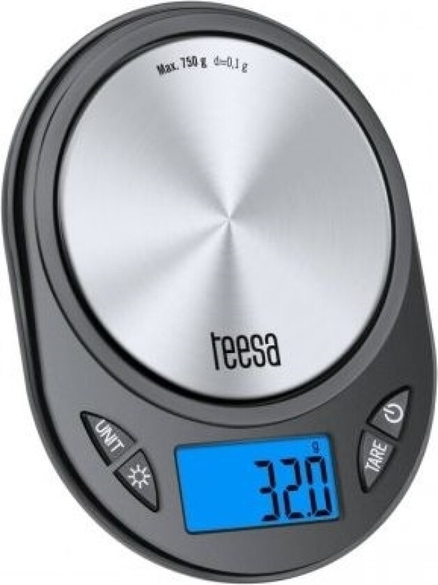 Kjøkkenvekt Teesa Vekt Opp Til 750G 0,1G Nøyaktighet