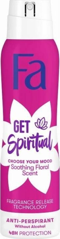 Fa_Get Spiritual Anti-Perspirant 48H Antiperspirant Spray Floral 150Ml