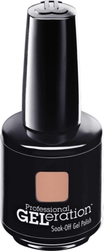 Jessica Jessica, Geleration Colors, Semi-Permanent Nail Polish, Gel-436, Creamy Caramel, 15 Ml For Women