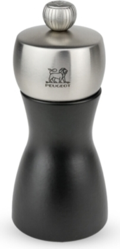 Fidji, Pepperkvern, Tre, Rustfritt Stål, Sort, Rustfritt Stål, 120 Mm