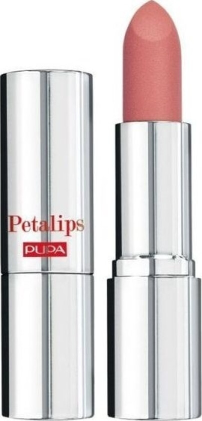 Puppe, Petalips, Parabenfri, Matt, Krem Leppestift, 002, Rosa Magnolia, 3,5 G