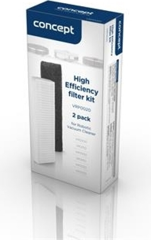 Vrp0020, Robotstøvsuger, Filter, Sort, Hvit, Konsept, Vr2100, Vr2110, Vr3100, Vr3110, Vr3120, Vr3210