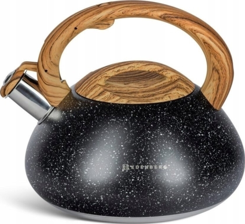 Eb 8837 3L Vannkoker I Metall, Svart Marmor