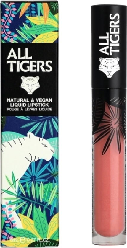 All Tigers Natural &Amp Vegan Liquid Lipstick 696 Chase Your Dreams 8Ml