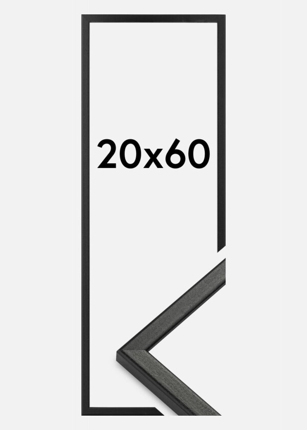 Ramme Kaspar Akrylglass Svart 20x60 Cm