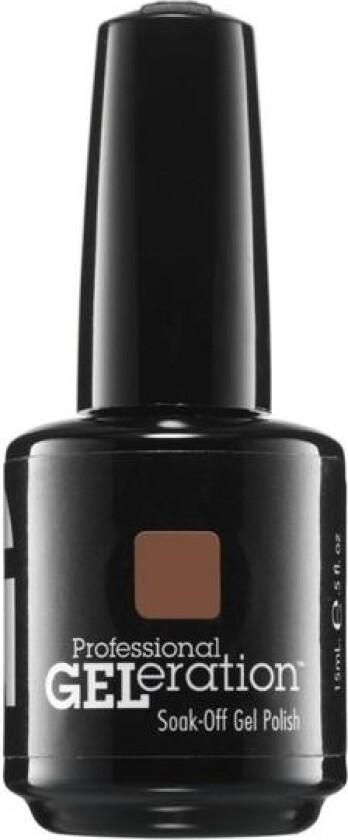 Jessica Jessica, Geleration Colours, Semi-Permanent Nail Polish, Gel-1176, Toasted Pecans, 15 Ml For Women