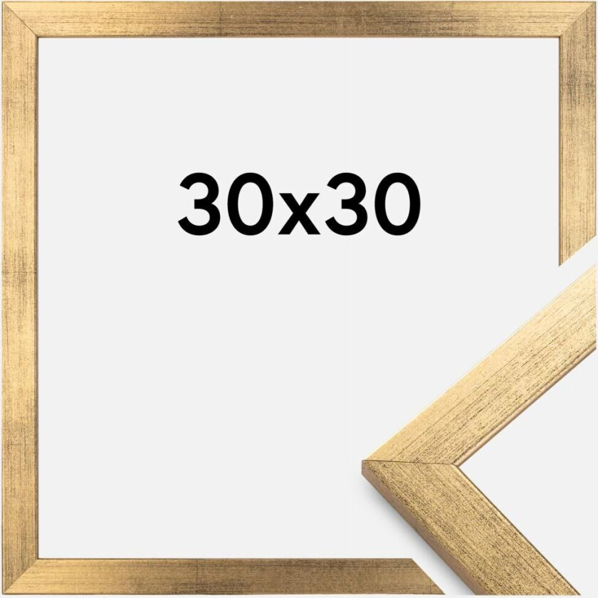 Ramme Stilren Akrylglass Gull 30x30 Cm