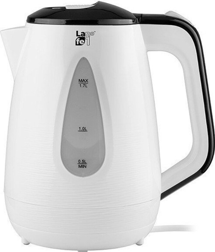 Ceg018 White Elkedel 1,7 L Sort, Hvid 2200 W