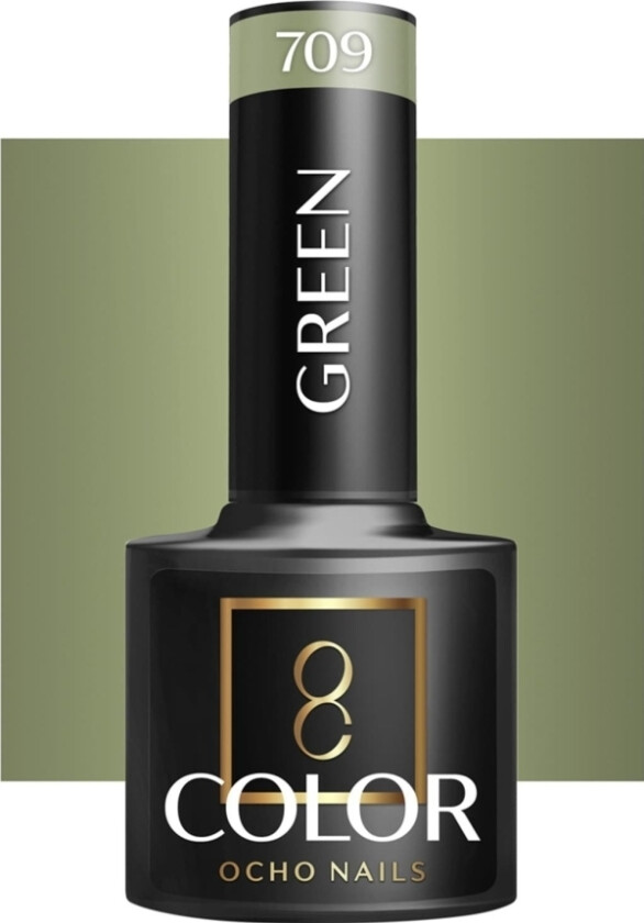 Activeshop Ocho Nails Hybrid Nail Polish Green 709 -5 G