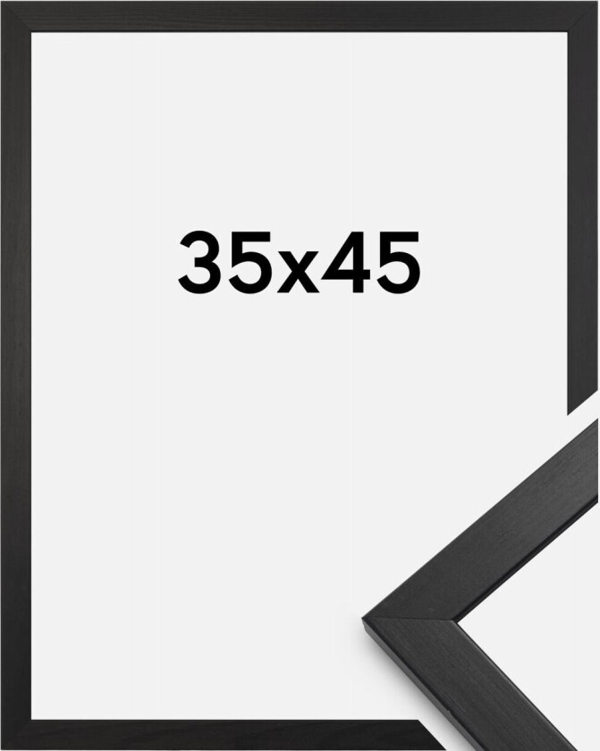 Ramme Stilren Svart 35x45 Cm