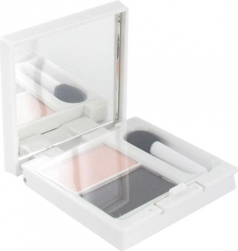 , Duo Powder, Eyeshadow Palette, No.2, Gray Chic, X2 Pcs, 1.2 G For Women