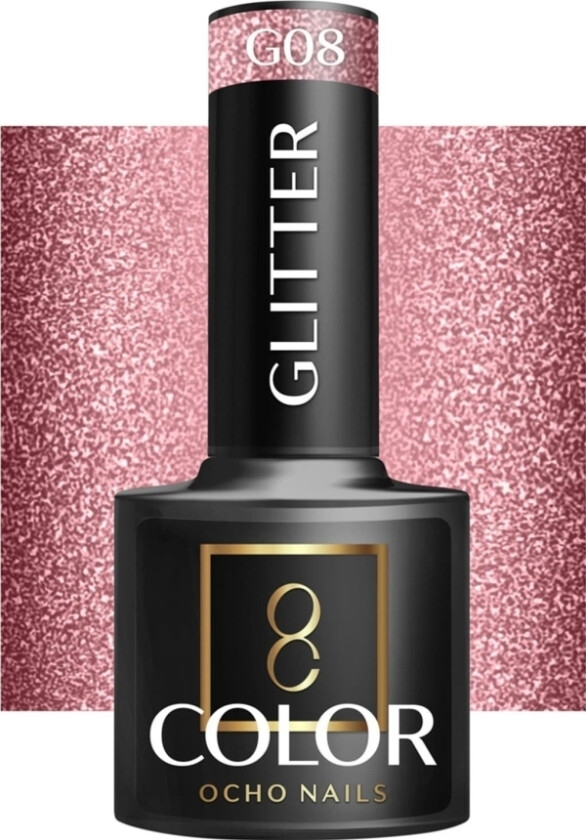 Activeshop Ocho Nails Glitter Hybrid Neglelakk G08 -5 G