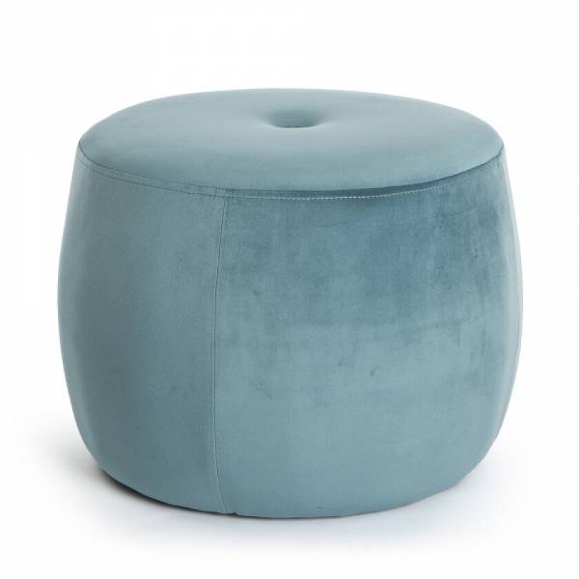 Puff Velvet lys petrol