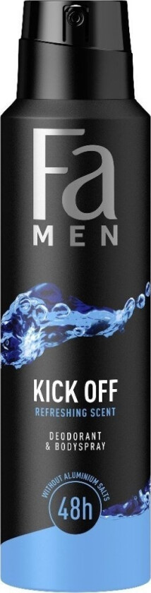 Men Kick Off 48H Deodorant Spray Med En Forfriskende Duft 150Ml