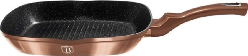 Frying Pan Berlinger Haus Granite Grill Pan 28 Cm Berlinger Haus Bh-1889 Rose Gold Noir