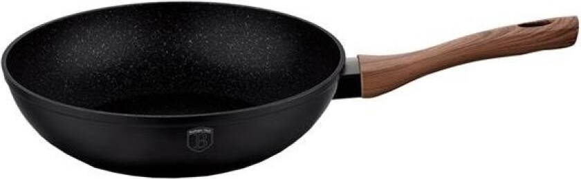 Berlinger Haus Berlinger Haus Wok Frying Pan 28 Cm, Ebony Rosewood Line Bh/1719