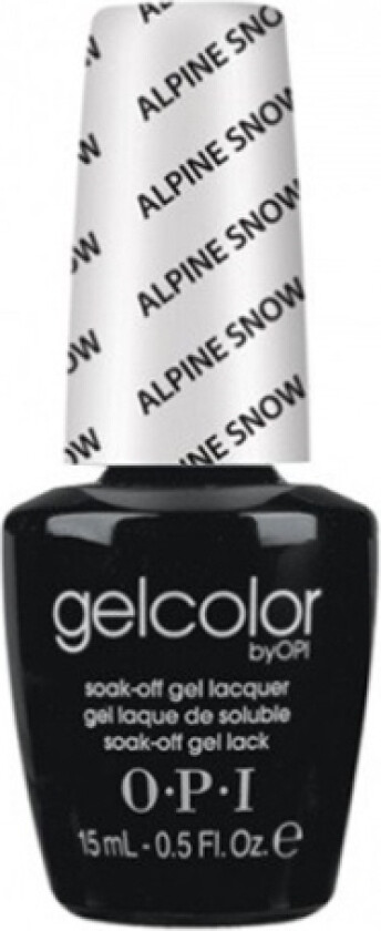 Opi Opi, Gel Color, Semi-Permanent Nail Polish, Alpine Snow, 15 Ml For Women