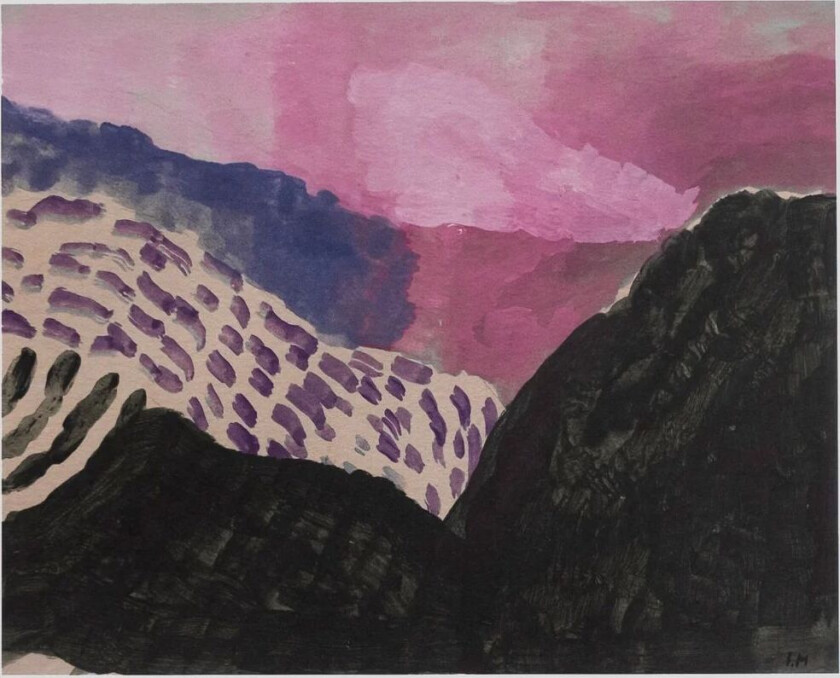 Landscape poster 40x50 cm Multi