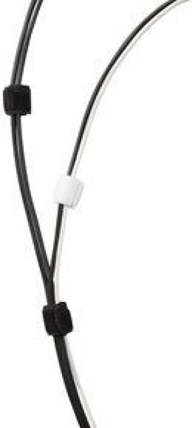 Cable strips velcro 6-pack Black/White