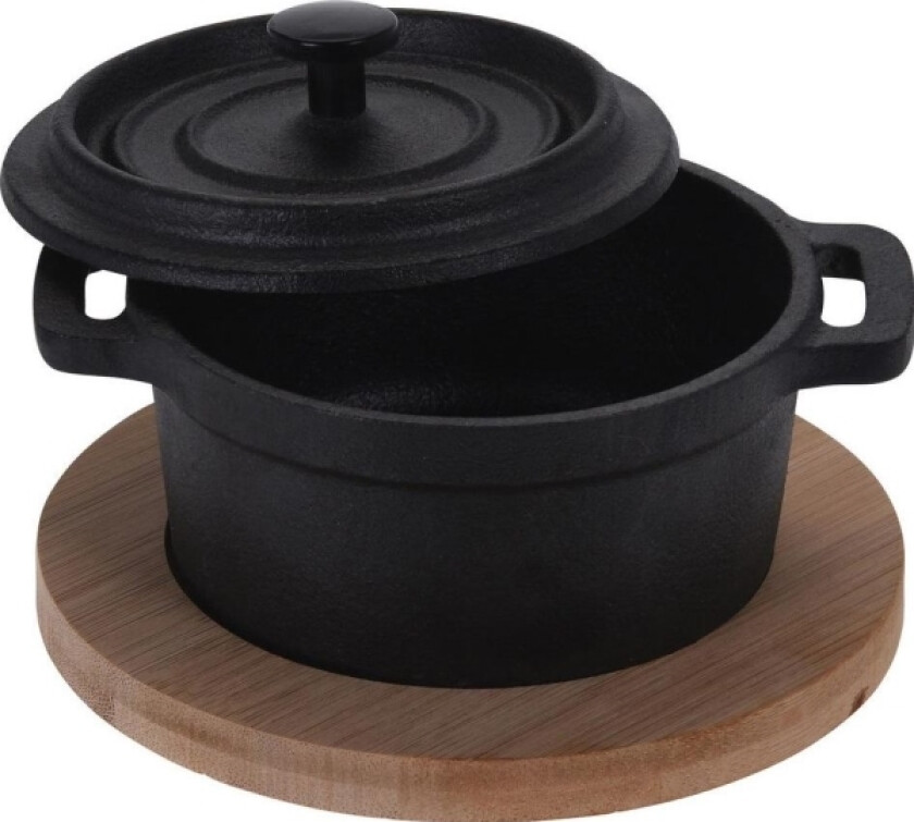 Utmerket Houseware Serveringsfat I Støpejern På Brett, Universalbrett