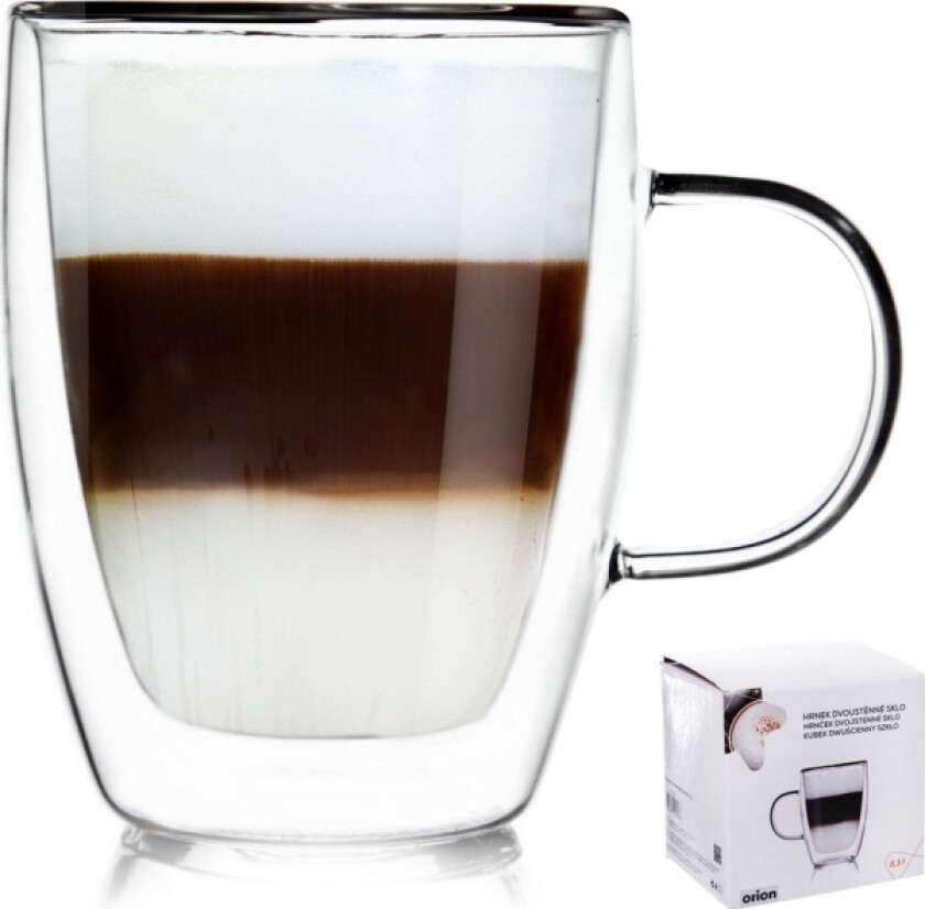 Termisk Glass Med Dobbel Vegg For Kaffe 0,3 L