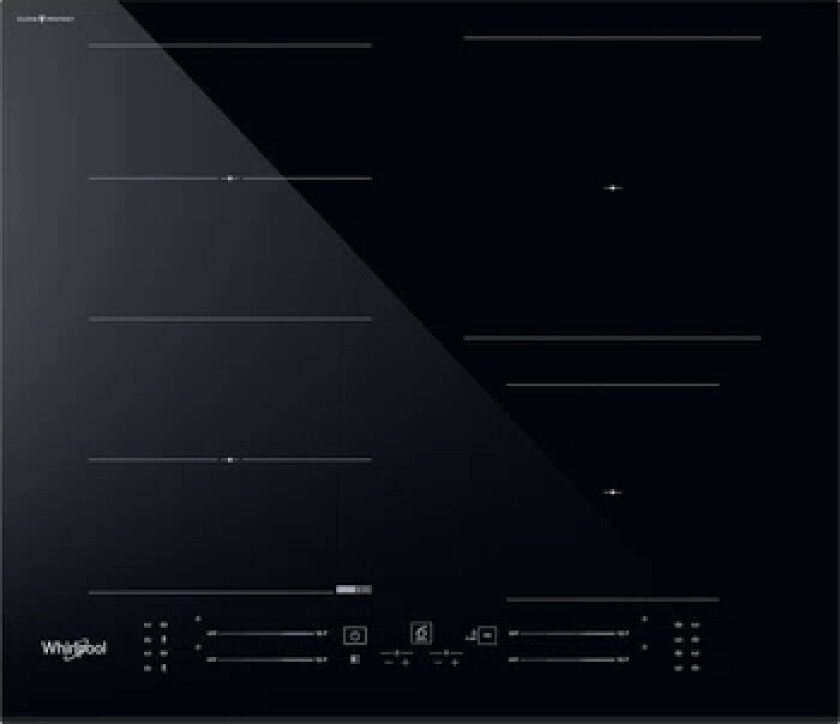 Whirlpool Wf S5060 Cpbf, Sort, Innebygget, 59 Cm, Keramisk, Keramisk, 4 Zone(S)