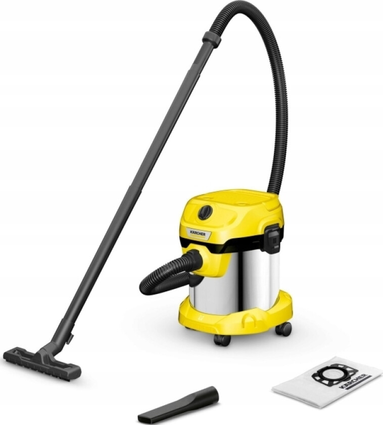 Kärcher Wd 2 Plus S V-15/4/18 15 L Drum Vacuum Dry&Amp Wet 1000 W Dust Bag
