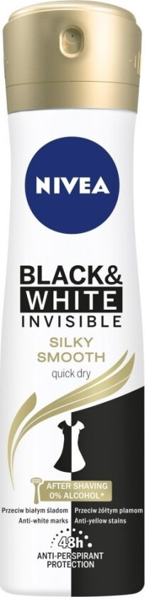 Nivea Nivea Deodorant Invisible Silky Smooth Women's Spray 150Ml