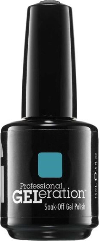 Jessica Jessica, Geleration Colours, Semi-Permanent Nail Polish, Gel-1100, Faux Fur Blue, 15 Ml For Women