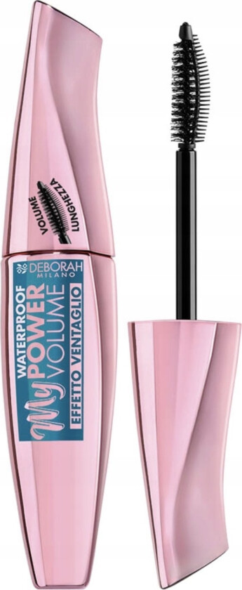 Deborah Deborah, My Power, Waterproof, Volumizing, Mascara, Black, 14 Ml For Women