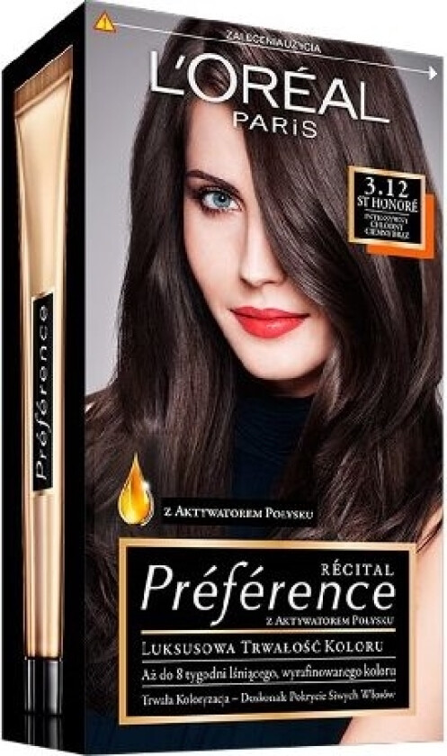L'oreal Paris Recital Preference Paint 3.12 Honore - Intens Cool Dark Brown