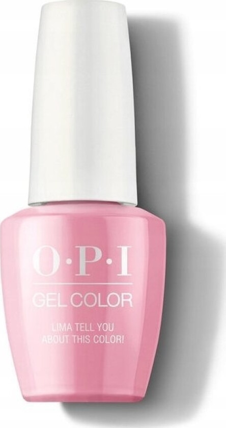 Opi Opi, Gel Color, Semi-Permanent Nail Polish, Lima Tell You About This Color!, 15 Ml For Women