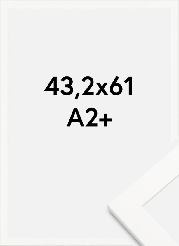 Ramme Trendline Akrylglass Hvit 43,2x61 Cm (A2+)