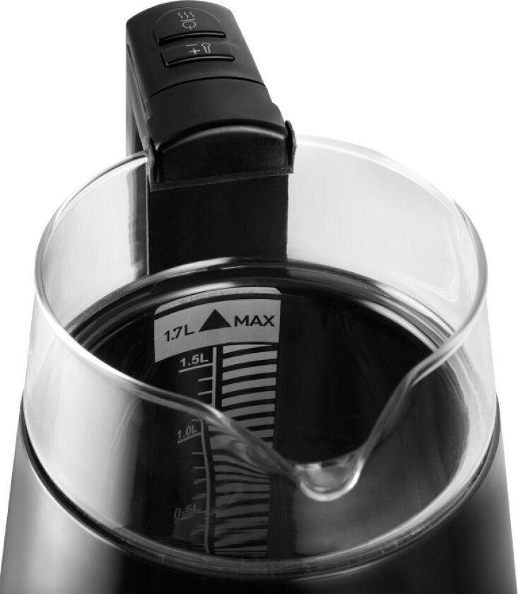 Rk4170, 1,7 L, 1700 W, Sort, Glass, Plast, Justerbar Termostat, Trådløs