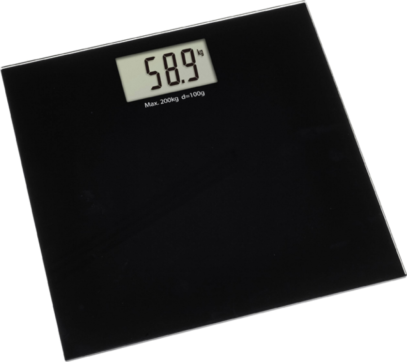 Tfa-Dostmann 50.1015.01, Elektronisk Personvekt, 200 Kg, Sort, 5 Kg, Kg, Lb, St, Rektangel