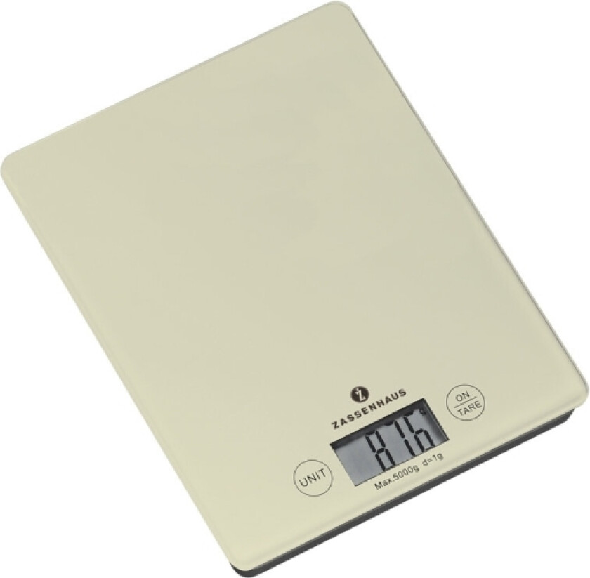 Balance, Elektronisk Kjøkkenvekt, 5 Kg, 1 G, Hvit, Glass, Benkeplate