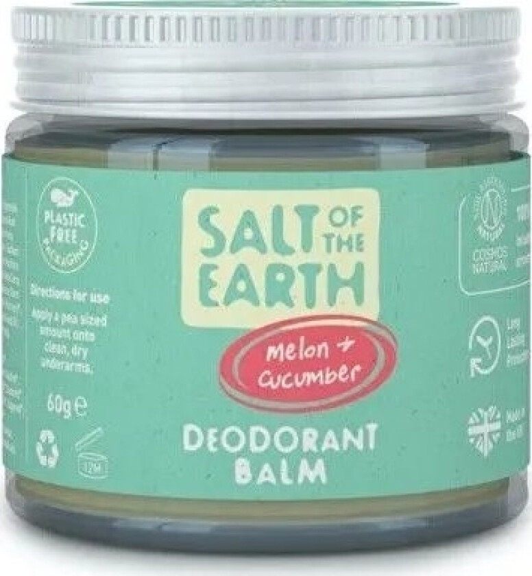 Natural Mineral Deodorant Melon & Cucumber (Deodorant Balm) 60 G