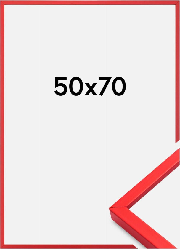 Ramme E-Line Akrylglass Rød 50x70 Cm